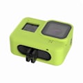 Miniatyrbillede 2 af 4: Silikone Fuld Dækning Action Kamera Beskyttelsesetui Sæt Til Gopro Hero 8 Sort Black