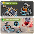 Miniatyrbild 3 av 5: Solar Power Robots Creation Toy 12-in-1 Stem Educational Experiment Diy Robotics Kit Science Toy