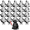 Miniatyrbild 4 av 4: 21pcs Minifigures Battle Droids Set, Space Wars Building Blocks Action Figures, Star Wars Clone Troopers