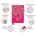 Miniatyrbild 2 av 3: Colorful Weekly & Monthly Goal Setting Planner, Notepad rosered