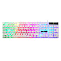 Miniatyrbild 4 av 4: Glowing Keyboard With Round Keycaps For Pc/laptop Gaming Backlit Keyboard For Computer Gamers White