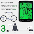 Miniatyrbild 3 av 5: Bike Bicycle Computer Wireless Bike Waterproof Odometer Cadence Sensor 2.8inch Lcd Cycling Speedometer Heart Rate