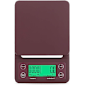 Miniatyrbillede 1 af 5: 3 kg 0,1 g 5 kg 0,1 g Kaffevejning 0,1 g Drypkaffevægt med timer Digital køkkenvægt Højpræcisions LCD-vægte brown 5Kg