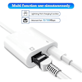 Miniatyrbild 3 av 4: Lightning To Ethernet Adapter, [compatible With Apple Mfi Certified] 2 In 1 Rj45 Ethernet Lan Network Adapter With Charge Port, Plug And Play, Support