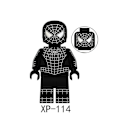 Miniatyrbild 4 av 4: 8pcs Spiderman Parallel Universe Movie Series Assembled Building Block Miniature Toy