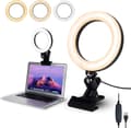 Video Conference Lighting, 6.3-inch Selfie Ring Light