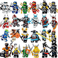 Pikkukuva 1 / 5: 24 kpl Ninja Minifiguurit Setti Toimintahahmo Anime Shinobi Nukke Lasten Lelut Syntymäpäivälahjat Aikuisille Ja Lapsille Pojat Tytöt
