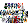 Miniatyrbild 1 av 4: 24 Pcs Phantom Ninja Building Blocks Minifigure Building Block Toys