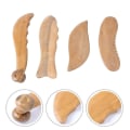 Miniatyrbild 2 av 5: 4pcs Gua Sha Scraping Board Massaging Tool Practical Beauty Massage Pl