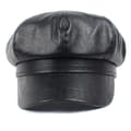 Miniatyrbild 4 av 4: Autumn/winter- Vintage Solid Leather, Beret Cap red