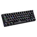 Miniatyrbild 1 av 4: Ck62 Bluetooth Wired Mechanical Gaming Keyboard 61 Keys For Tablet Laptop Smartphone Motospeed black