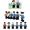 Miniatyrbild 3 av 3: Special Police Armed Police Diy Particle Assembled Building Block Minifigure 12pcs