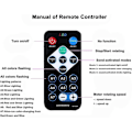 Miniatyrbild 5 av 5: Led Sound Activated Party Lights With Remote Control Dj Lighting Disco Ball Strobe Club Lamp 7 Modes Stage Par Light Magic Mini Led Stage Lights