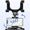 Miniatyrbild 2 av 5: Universal 360°Rotatable Car Rearview Mirror Bracket Mobile Phone Base Gps Holder