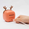 Miniatyrbild 3 av 4: Digital Alarm Clock,mini Portable Cartoon Rabbit Ear Shape Rechargeable Digital Display Led Nigh Light Alarm Clock A906-2385