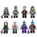 Miniatyrbild 1 av 4: 8pcs Superhero Raccoon Yongdu Star Star Nebula Small Tree Man Children Assembled Puzzle Building Block Minifigure Toy