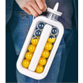 Miniatyrbild 4 av 5: Reusable Silicon Clear Ball Ice Maker Maker Mold Bottle Kettle 2 In 1 Portable Ice Ball Maker White