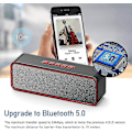Miniatyrbild 4 av 4: Wireless Bluetooth Speaker, Portable Bluetooth 5.0 Speaker, With Dual Driver Bass, 3d Ster