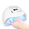 Miniatyrbillede 1 af 4: Neglekunst Lampe 110w Led Lampe Neglekunst Tørrer Uv Lampe Professionel Manicure Lampe Med 4 Timer Lcd Display Høj Kvalitet