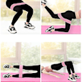 Miniatyrbild 2 av 5: Resistance Bands  Exercise Bands With Non-slip Design For Hips & Glute Green L