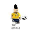 Miniatyrbillede 4 af 4: 8 stk. Byggeklodser Minifigurer VM Fodboldhold Messi Cavani C Ronaldo Samlede Legetøj