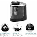 Miniatyrbild 2 av 4: Electric Pencil Sharpener Battery Operated Automatic Sharpener For Home School Office Black