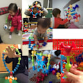 Miniatyrbild 4 av 4: 9/12/22/48pcs Soft Building Blocks kids DIY Pop squigz sucker Funny Silicone block Model Construction Toys Creative Gifts For Children Boy 48pcs
