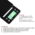 Miniatyrbild 5 av 5: 3kg 0.1g 5kg 0.1g Coffee Weighing 0.1g Drip Coffee Scale With Timer Digital Kitchen Scale High Precision Lcd Scales brown 5Kg