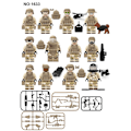 Miniatyrbild 5 av 5: Navy Seals 12 Military Series Building Blocks With Weapons Boy Building Blocks