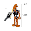 Miniatyrbillede 3 af 4: 24 Kamprobot Børne Puslespil Samlet Byggeklods Minifigur Legetøj