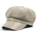 Miniatyrbild 2 av 4: Autumn/winter- Vintage Solid Leather, Beret Cap black
