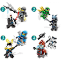 Pikkukuva 3 / 5: 24 kpl Ninja Minifiguurit Setti Toimintahahmo Anime Shinobi Nukke Lasten Lelut Syntymäpäivälahjat Aikuisille Ja Lapsille Pojat Tytöt
