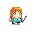 Miniatyrbild 1 av 4: One Piece Building Blocks Toy Luffy Zoro Figure Naruto Building Blocks Kakashi  Block Cube Toy Small Particles Children Puzzle 7
