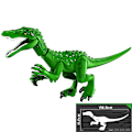Miniatyrbillede 1 af 4: 2022 Moc Stor Jurassic Dinosaur World Spinosaurus Ankylosaurus Dino Byggeklods Model Diy Klodser Pædagogisk Legetøj Gaver L13
