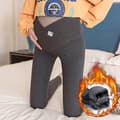 Pregnancy Leggings Plush dark grey