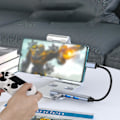 Miniatyrbild 3 av 4: Docking Station 4 Ports High Speed Portable Usb 2.0/3.0 5gbps Usb Hub Splitter Expander For Computer Grey USB