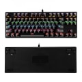Miniatyrbild 2 av 2: Qwert 87-key Usb Wired Mechanical Keyboard High-quality Professional And Easy-to-use(black) Black