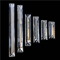 Miniatyrbild 1 av 4: Glass Rectangle Hanging Crystal Chandelier Prism Drop Pendant In For Lighting 76mm 2 holes