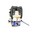 Miniatyrbild 2 av 4: One Piece Building Blocks Toy Luffy Zoro Figure Naruto Building Blocks Kakashi  Block Cube Toy Small Particles Children Puzzle 14