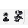 Miniatyrbillede 2 af 3: Red-hd Webcam med mikrofon, Streaming Web Camera Støjreduktion