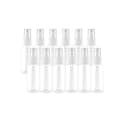 12pcs Spray Bottles, Clear Empty Fine Mist Plastic Mini Travel Bottle Set, Small Refillable Liquid Containers 15ml