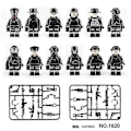 Miniatyrbild 2 av 4: Set Of 18 Minifigures Military Series Villain Mini Figures Building Block Toys