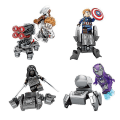 Miniatyrbild 2 av 3: 8pcs Avengers 4 War Machine Vs Thanos Eight-in-one Assembled Building Block Minifigure Toy