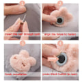 Miniatyrbild 3 av 5: Lovely Rabbit Claw Shaped Quilt Holder Straps Suspenders Mattress Cover Clips Bed Sheet Anti-slip Grippers Gray Rabbit