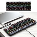 Miniatyrbild 1 av 2: Qwert 87-key Usb Wired Mechanical Keyboard High-quality Professional And Easy-to-use(black) Black