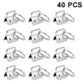 Miniatyrbild 1 av 4: Fong Fong 40-pack Key Fob Hardware With Key Ring, Keychain Wristlet Wrist Cotton Tail Clip Webbing 26mm