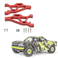 Miniatyrbillede 4 af 5: 2 stk. Metal Forreste Nedre Bærearm Kompatibel Med Arrma Mojave Rc Bil, rød
