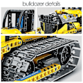 Miniatyrbilde 4 av 5: Teknisk App Rc Bulldozer Konstruksjonsleker Byggeklosser By Elektrisk Bil Gravemaskin Sett Barneklosser For Gutter Barnegaverapp Rc Bulldozer