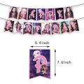 Miniatyrbild 2 av 4: Anime Demon Slayer Balloon Banner Cake Toppers Set Kids Birthday Party Decorations