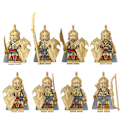 Miniatyrbild 1 av 5: 8pcs Magic Ring Ring King Building Block Noldor Elf Warrior Medieval Soldier Building Block Minifigure